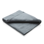 Fleece blanket in pouch, anthracite