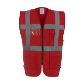 Fluo Executive Waistcoat - Red - S