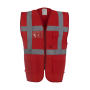 Fluo Executive Waistcoat - Red - S