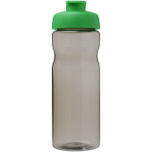 H2O Active® Eco Base 650 ml drikkeflaske med fliplåg - Lysegrøn/Trækul