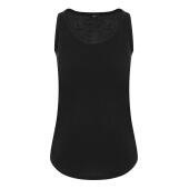 AWDis Ladies Tri-Blend Vest, Solid Black, M, Just Ts