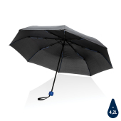 20.5"Impact AWARE™ RPET 190T pongee mini paraply, blå