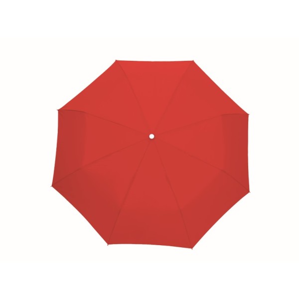 Manueel te openen uit 3 secties bestaande paraplu TWIST - rood