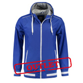 L&S Jacket Hooded Nylon Unisex Royal Blue 3XL