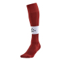 Craft Squad contrast sock br.red/white 28/30