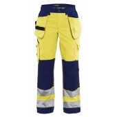 High Vis Geel/Marineblauw