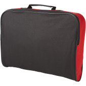 Florida polyester conferentietas 7L - Zwart/Rood