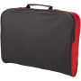 Florida polyester conferentietas 7L - Zwart/Rood