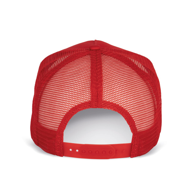 Trucker Cap – 5 Panels Red One Size