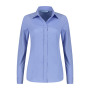 L&S Shirt Poplin Mix Stretch LS for her 278c Light Blue-3XL