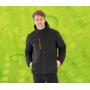 BLACK COMPASS PADDED WINTER JACKET, BLACK/ORANGE, XXL, RESULT