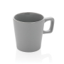 Ceramic modern coffee mug, grey