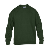 Heavyweight Blend Youth Crew Neck - Forest Green - L (164)