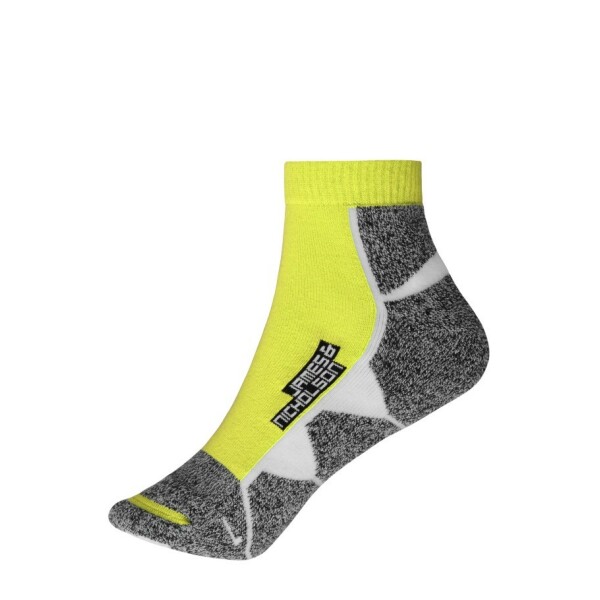 Sport Sneaker Socks - bright-yellow/white - 35-38