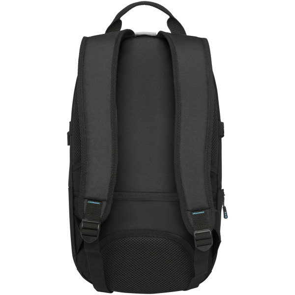 Baikal 15" GRS RPET laptop backpack 8L - Solid black