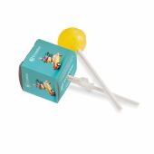 Square box with lollipop