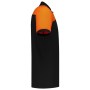 Poloshirt Bicolor Naden 202006 Black-Orange 5XL