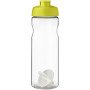 H2O Active® Base 650 ml sportfles met shaker bal - Lime/Transparant