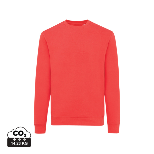 Iqoniq Zion gerecycled katoen sweater, luscious red (XXS)