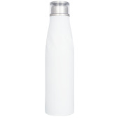 Hugo 650 ml koper vacuüm geïsoleerde drinkfles met auto verzegeling - Wit