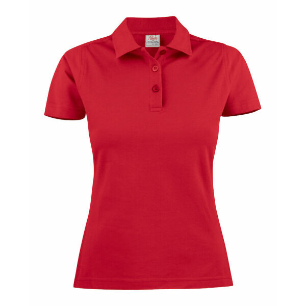 Printer Surf lady polo pique Red XS