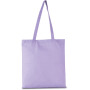 Shopper bag long handles Light Violet One Size