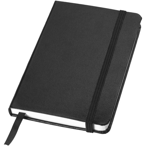 Classic A6 hard cover pocket notebook - Solid black