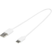 USB-A naar Type-C TPE 2 A-kabel - Wit