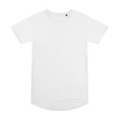 AWDis Westcoast Longline T-Shirt, Solid White, XL, Just Ts