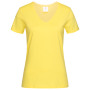 Stedman T-shirt V-Neck Classic-T SS for her 106c yellow L
