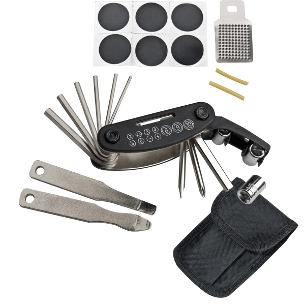 Bicycle repair kit, 17 pieces