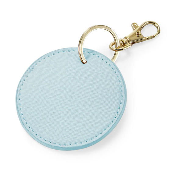 Boutique Circular Key Clip - Soft Blue - One Size