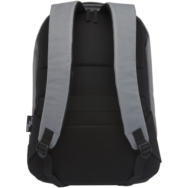 Cover GRS RPET anti-theft backpack 16L - Grey