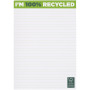 Desk-Mate® A5 recycled notepad - White - 25 pages