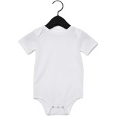 Baby short sleeve onesie White 3/6M