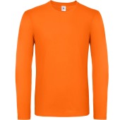 #E150 Men's T-shirt long sleeve Orange 3XL