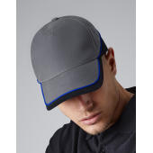 Teamwear Competition Cap - Graphite Grey/Black/Bright Royal - One Size