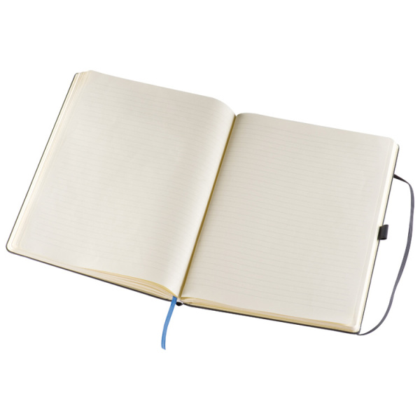 A4 notitieboek met gelinieerd papier en elastiek