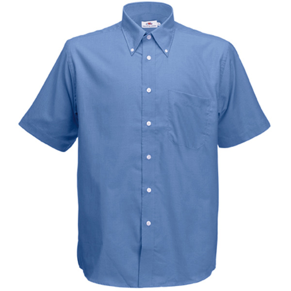 Short Sleeve Oxford Shirt (65-112-0) Oxford Blue M
