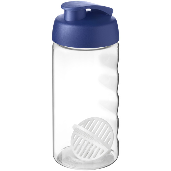 H2O Active® Bop 500 ml shaker bottle - Blue/Transparent