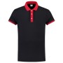 Poloshirt Bicolor Fitted Outlet 201002 Navy-Red 4XL