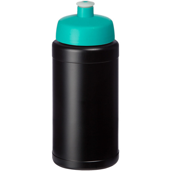 Baseline 500 ml recycled sport bottle - Aqua blue