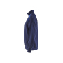Sweatshirt bi-colour met halve rits Sweatshirt bi-colour met halve rits