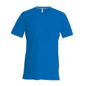 T-shirt V-hals korte mouwen Light Royal Blue 4XL