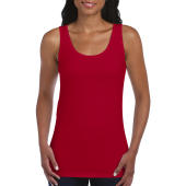 Gildan Ladies Softstyle® Tank Top - Cherry Red - M