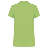 Ladies’ short-sleeved piqué polo shirt Lime XXL