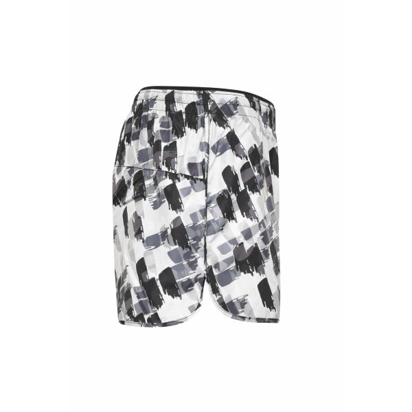 JN525 Ladies' Sports Shorts zwart-grijs-bedrukt XS