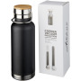 Thor 480 ml copper vacuum insulated water bottle - Solid black