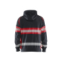 Hooded sweatshirt met rits High Vis