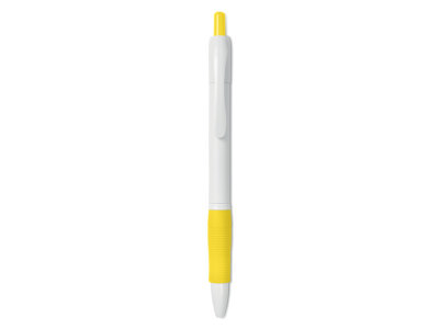 MANORS WHITE - Balpen met rubberen grip MANORS WHITE - Balpen met rubberen grip